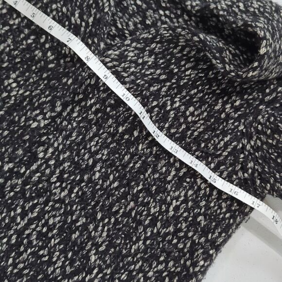 J. McLauglin Sweater Womens Small Black Duster Cardigan Wool - Picture 9 of 10